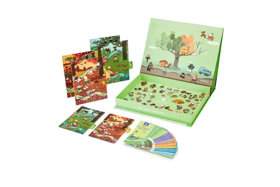 mierEdu All About Seasons Magnetic Puzzle