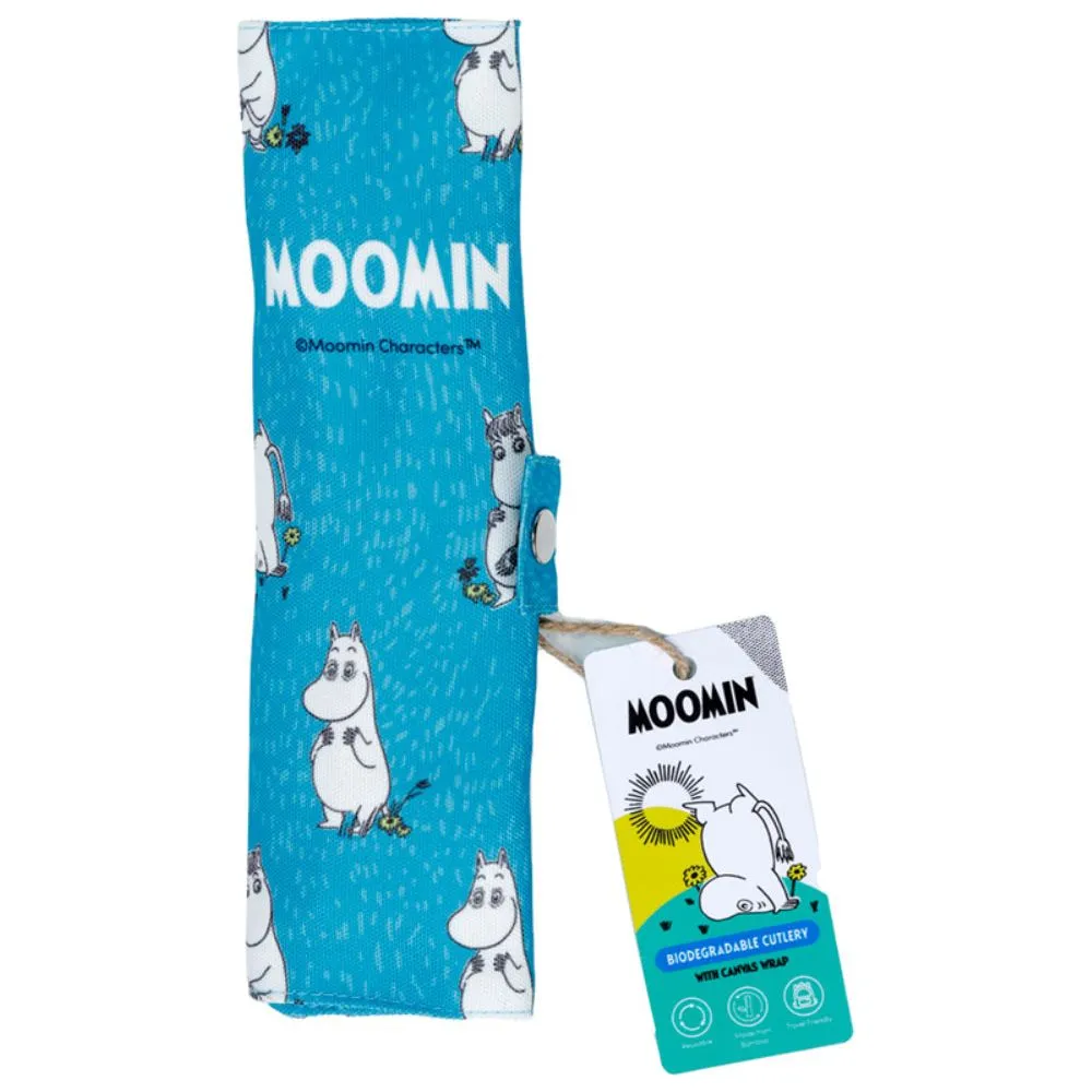 Moomin 100% Natural Bamboo Cutlery 6 Piece Set - Puckator