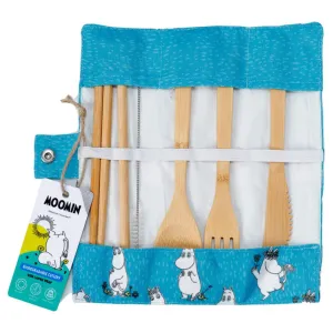 Moomin 100% Natural Bamboo Cutlery 6 Piece Set - Puckator