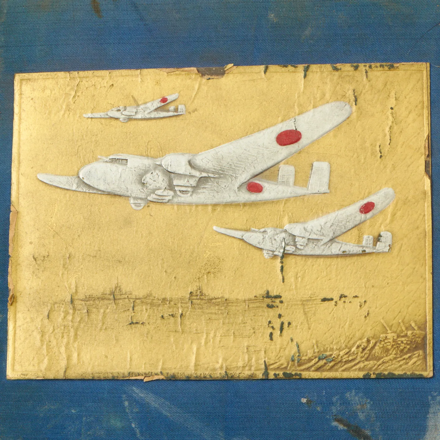 Original Japanese WWII Espionage Identification Pictures of USS Arizona, California, Lexington & Enterprise Featured in Captured Imperial Japanese Service Photo Album