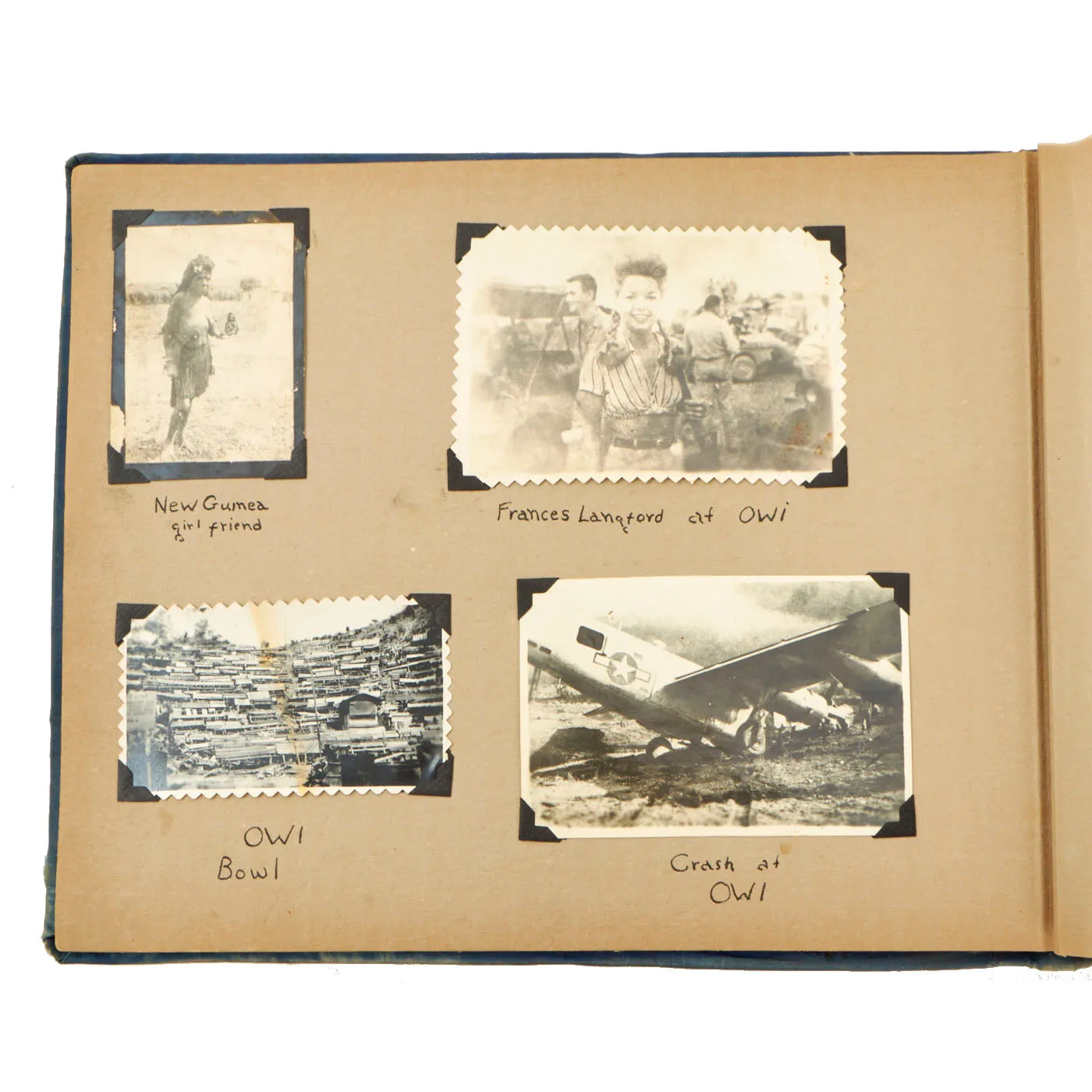 Original Japanese WWII Espionage Identification Pictures of USS Arizona, California, Lexington & Enterprise Featured in Captured Imperial Japanese Service Photo Album
