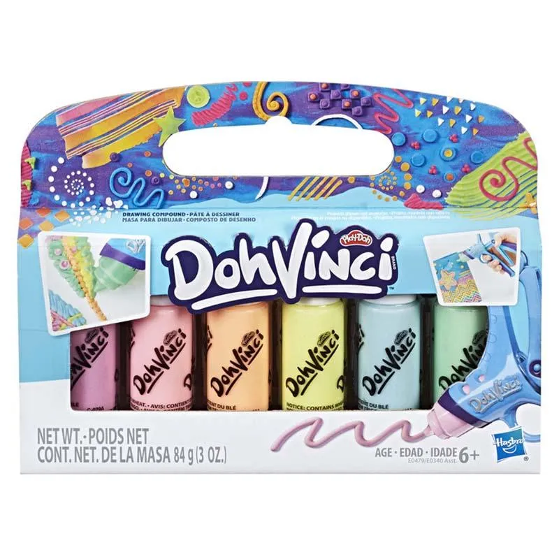 Play-Doh DohVinci Pastel 6-Pack of Drawing Compound by Play-Doh