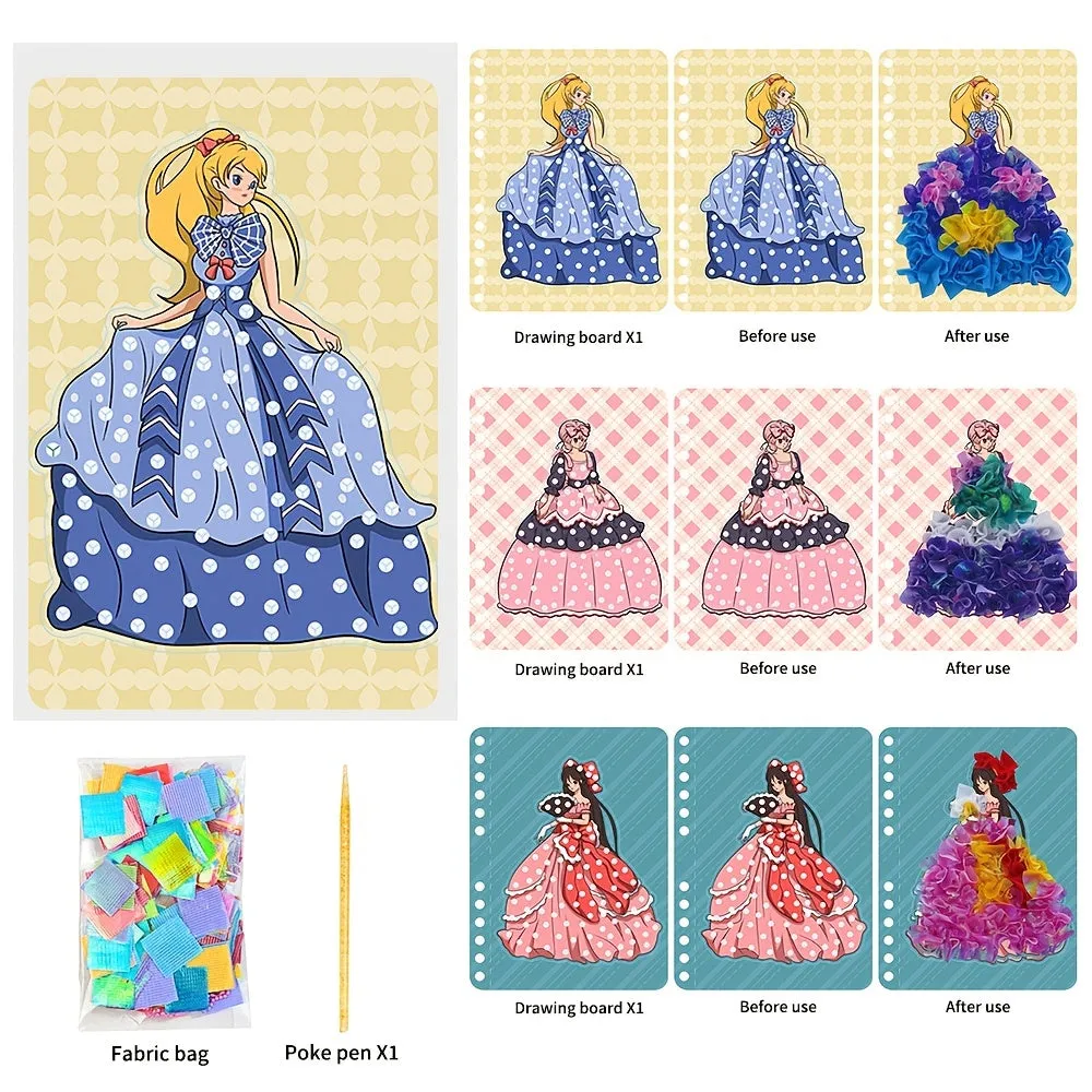 Princess Fairy Drawing Kit Perfect for Little Girls Creative Play