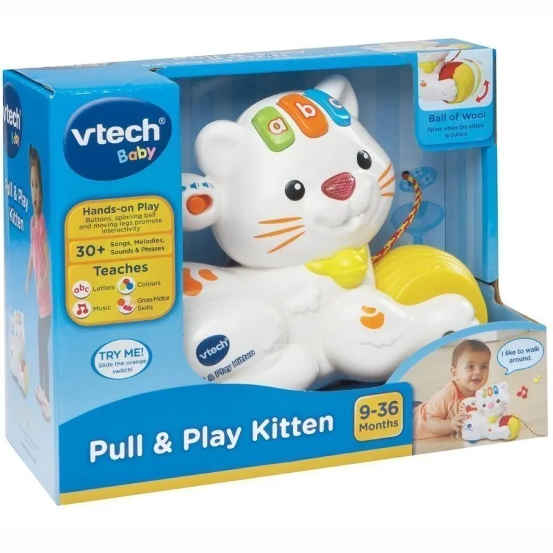 PULL & PLAY KITTEN TOY