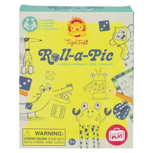 Roll A Pic: Animals - Kids Drawing Game