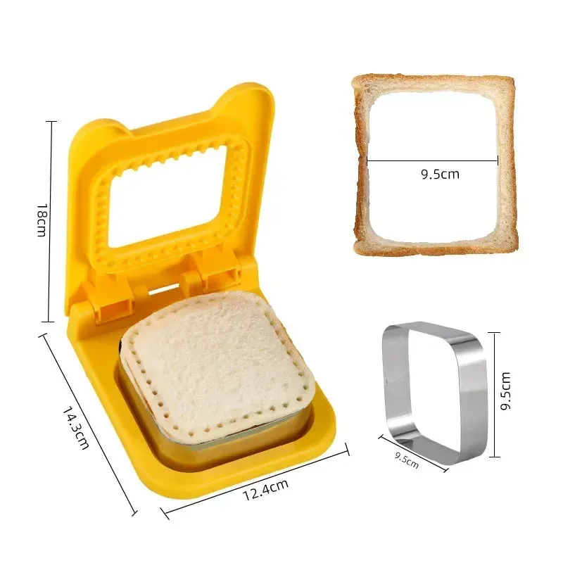 Sandwich Cookie Cutter & Breakfast Sandwich Maker – DIY Tool