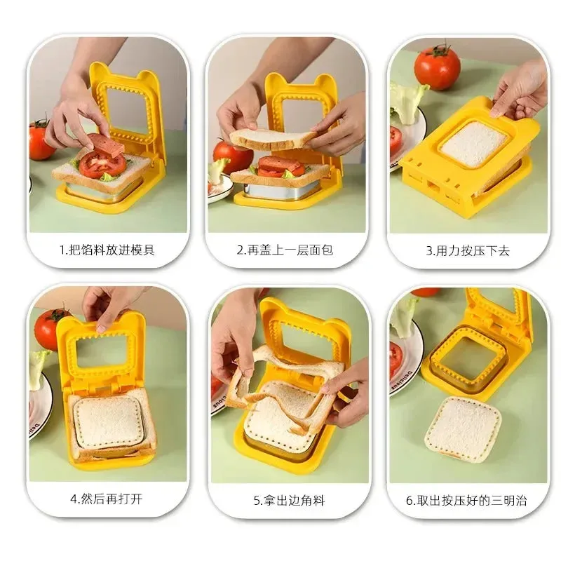 Sandwich Cookie Cutter & Breakfast Sandwich Maker – DIY Tool