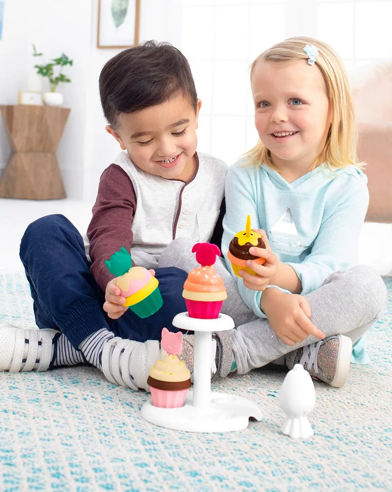 Skip Hop Zoo Sort and Stack Cupcake Set