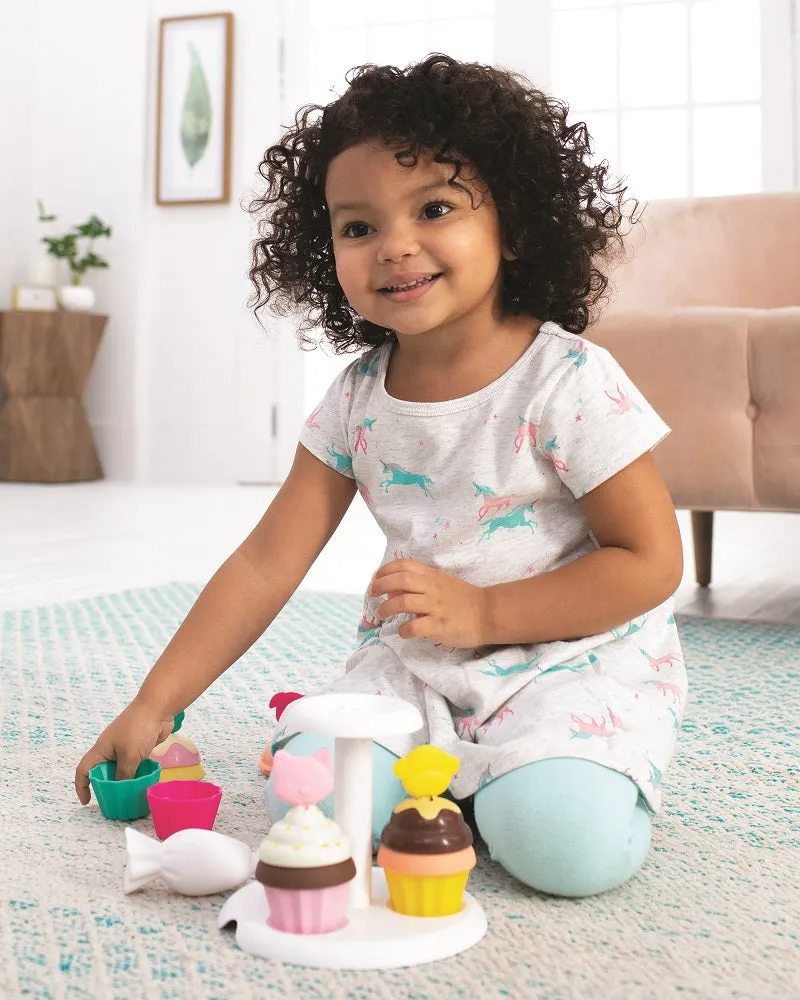 Skip Hop Zoo Sort and Stack Cupcake Set