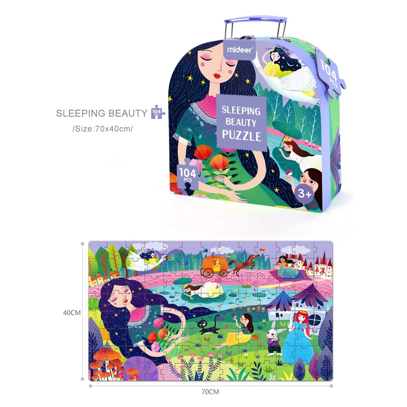 Sleeping Beauty 104pcs Puzzle Gift Box