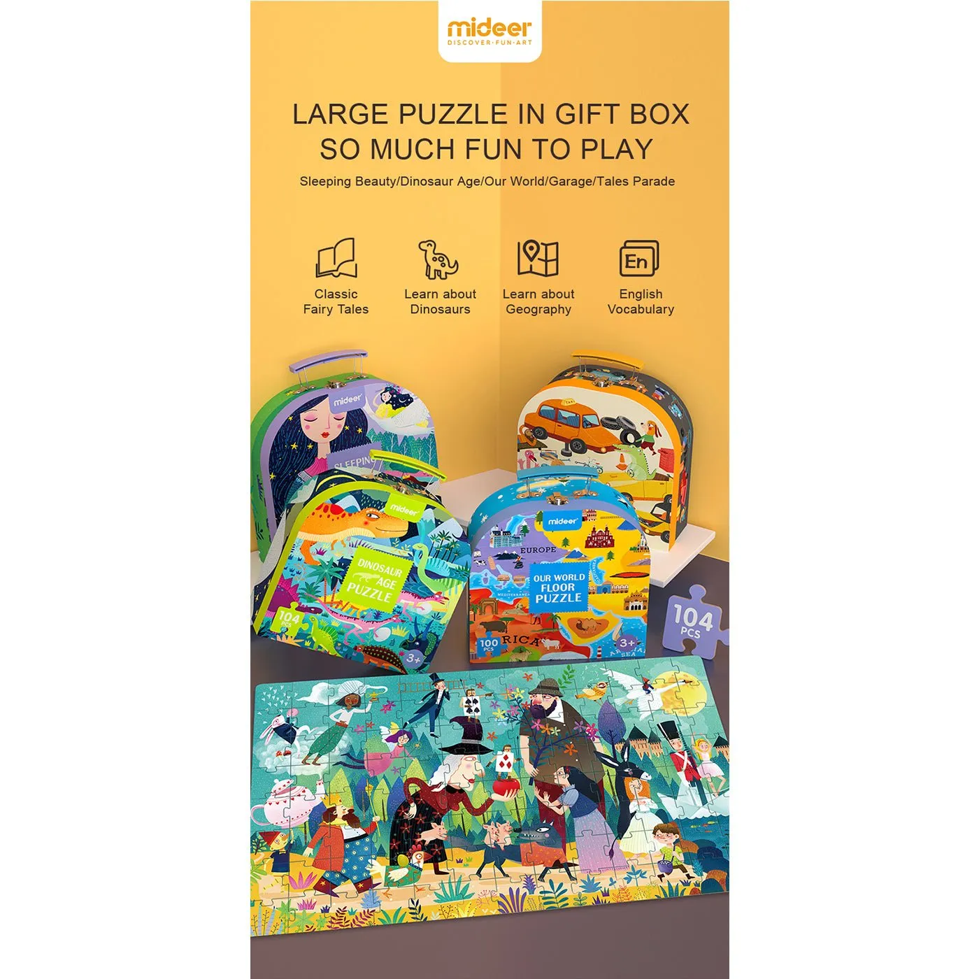 Sleeping Beauty 104pcs Puzzle Gift Box