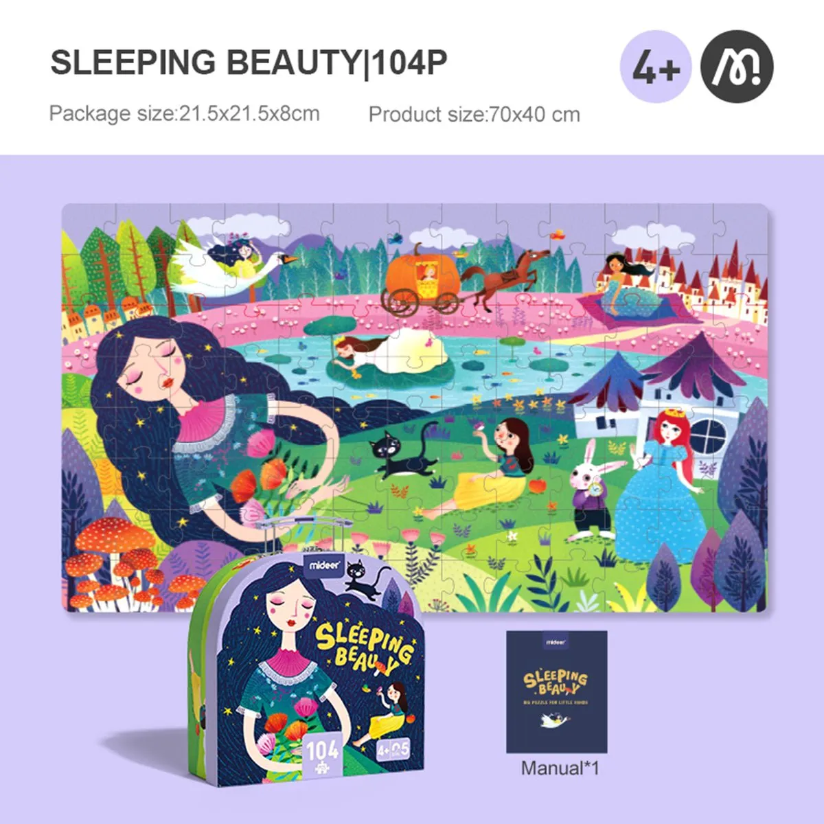 Sleeping Beauty 104pcs Puzzle Gift Box