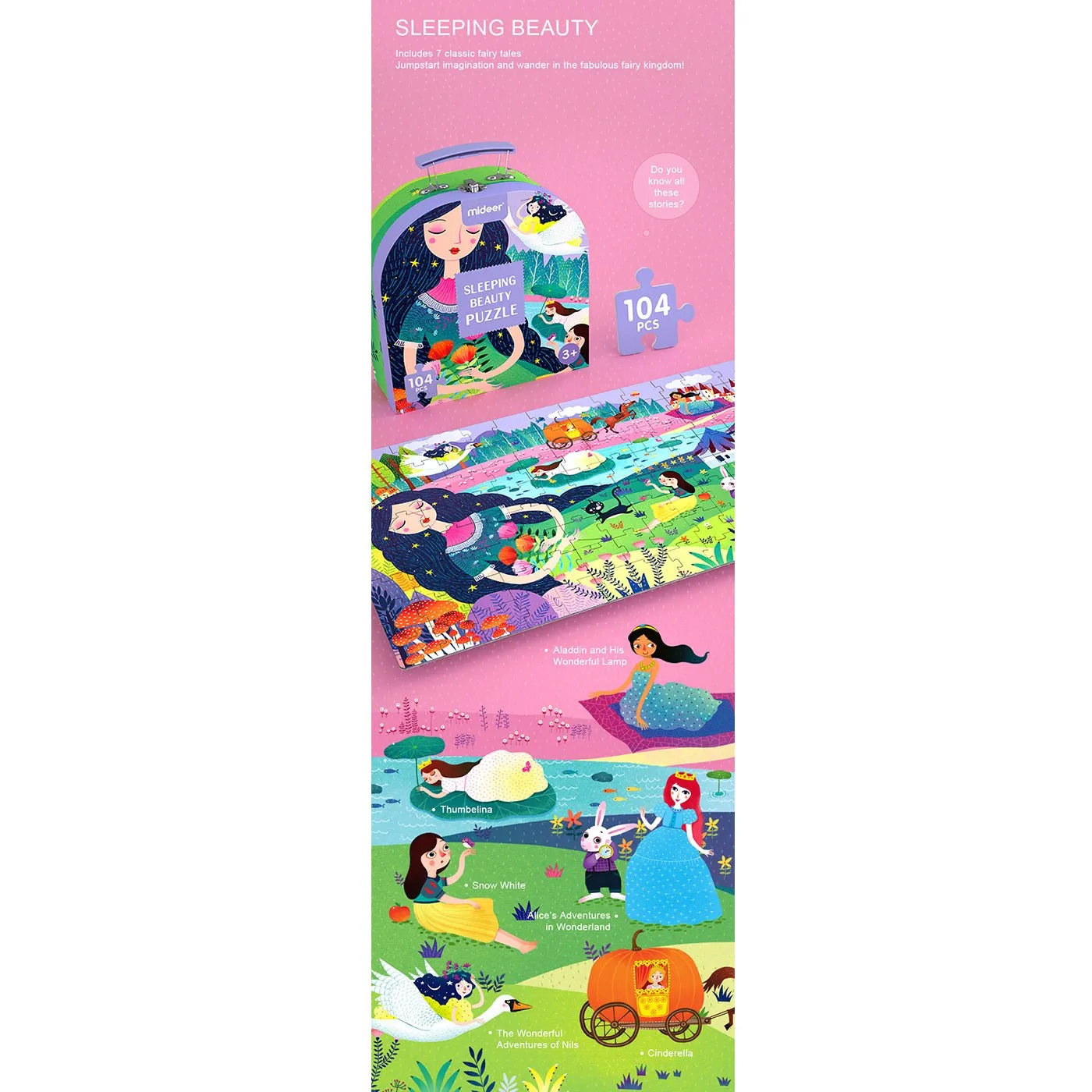 Sleeping Beauty 104pcs Puzzle Gift Box