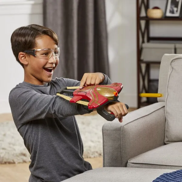 Spider-Man Marvel Web Bolt NERF Blaster Toy for Kids, Movie-Inspired Design, Includes 3 Elite Nerf Darts, for Kids Ages 5 and Up