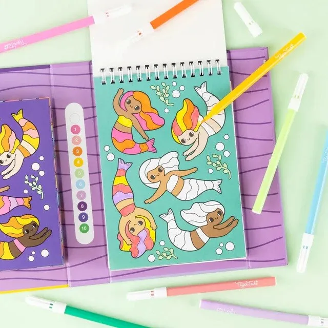 Tiger Tribe Colour By Numbers - Mermaids and Friends