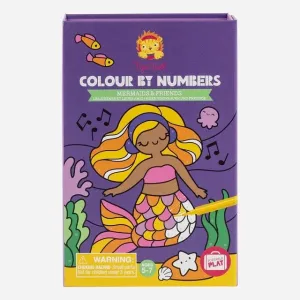 Tiger Tribe Colour By Numbers - Mermaids and Friends