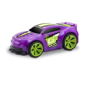 TOP MAZ RACING GLO RACER PULL BACK VEHICLE PURPLE