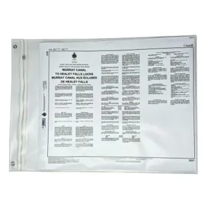 Vinyl Chart Case - Transparent. 18" x 24"