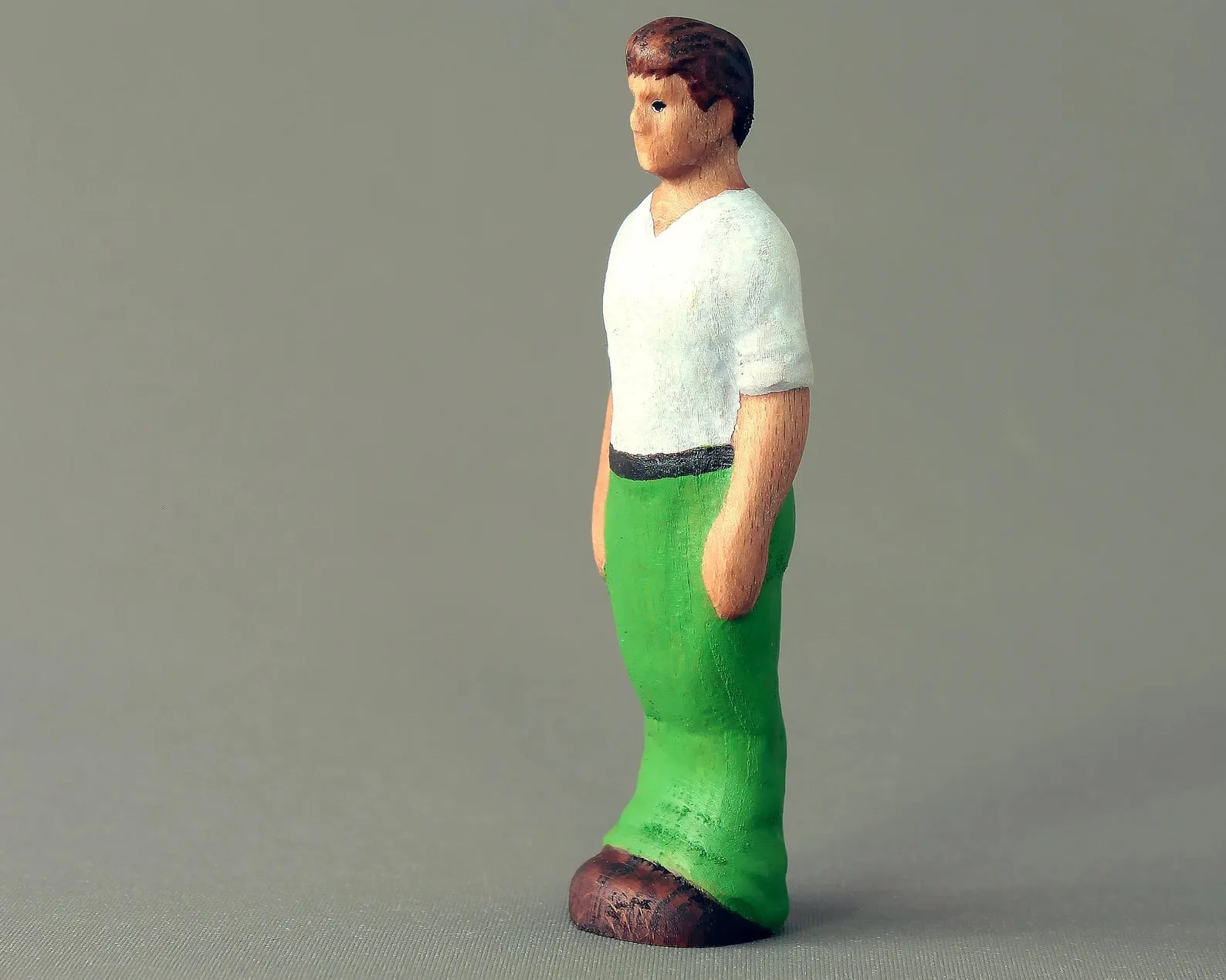 Wooden Dad Figure