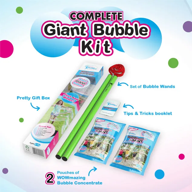 WOWmazing Giant Bubble Concentrate Kit